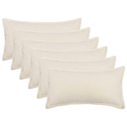 Federa 6 pcs HOUTEN Crema 40 x 80 cm Bouclé 918206