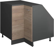 Mobile sottotetto Mobile angolare Rion, Sonoma, 75.6 x 81.6 cm con 1 porta, carcassa dell’armadio profondità 60 cm, adatto per il salvaspazio sotto tetti spioventi