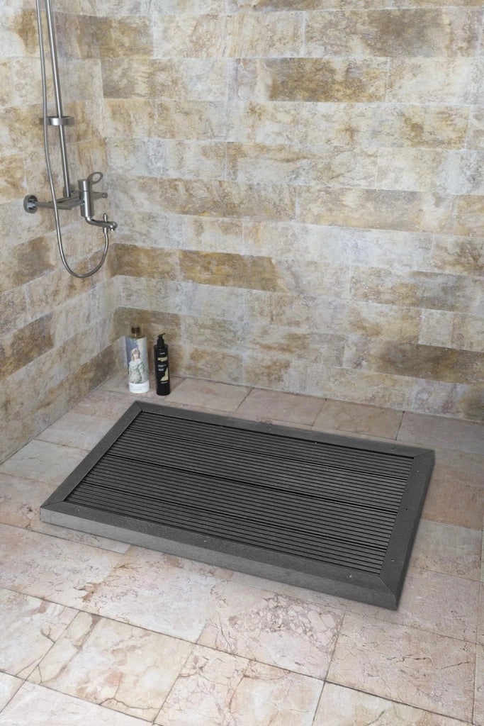 Pedana Elemento per Pavimento Base Doccia Solare Scaletta Piscina 101x63x5,5cm Fino a 300kg