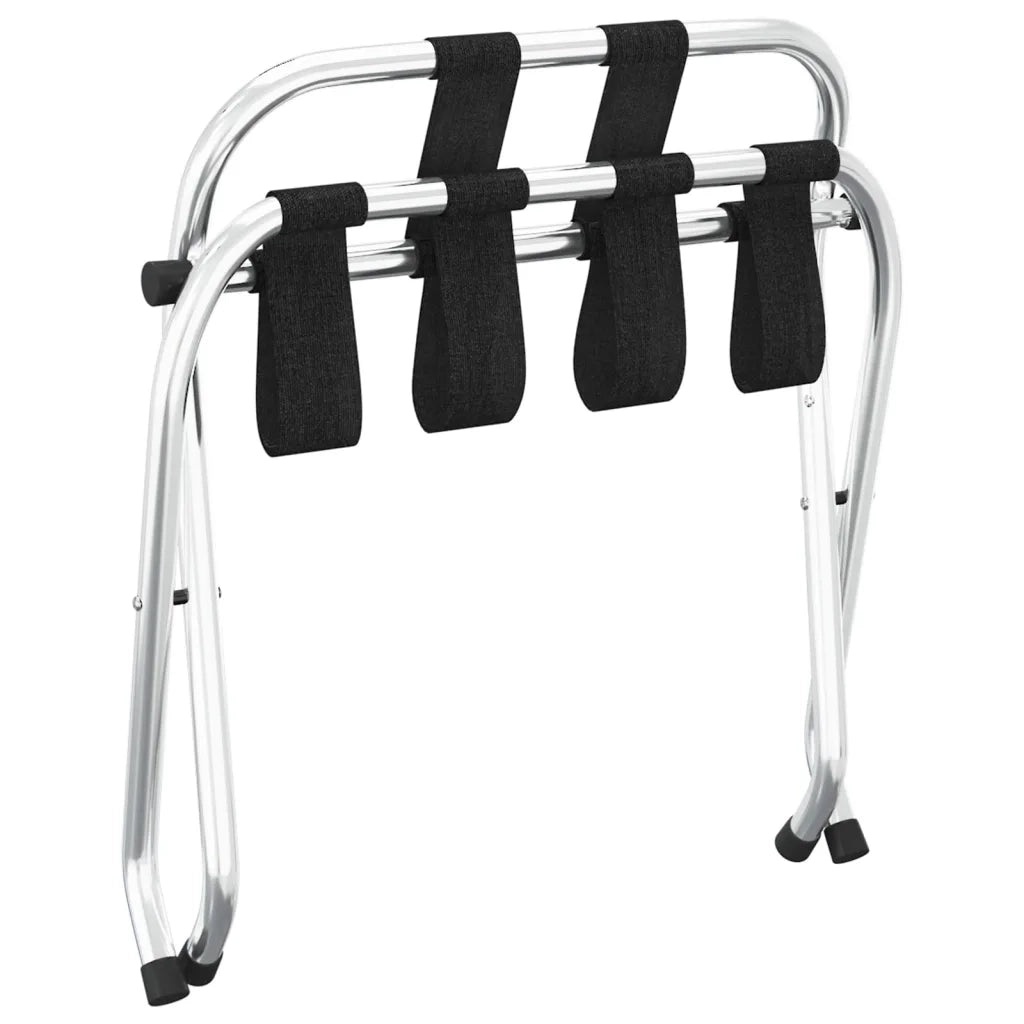 Portapacchi con schienale argento 56x39x52cm 153074