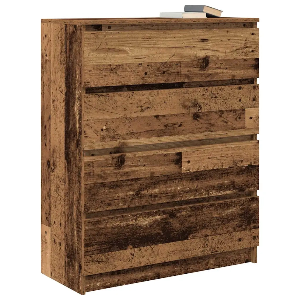 Credenza Legno Antico 80x35x99 cm in Legno Multistrato 3328487