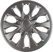 Borchie Copricerchio auto antracite singolo monte carlo 15'' in ABS
