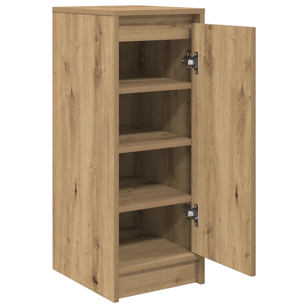 Scarpiera-Scaffale per scarpe Rovere Artigianale 29,5x34x76 cm in Legno Multistrato