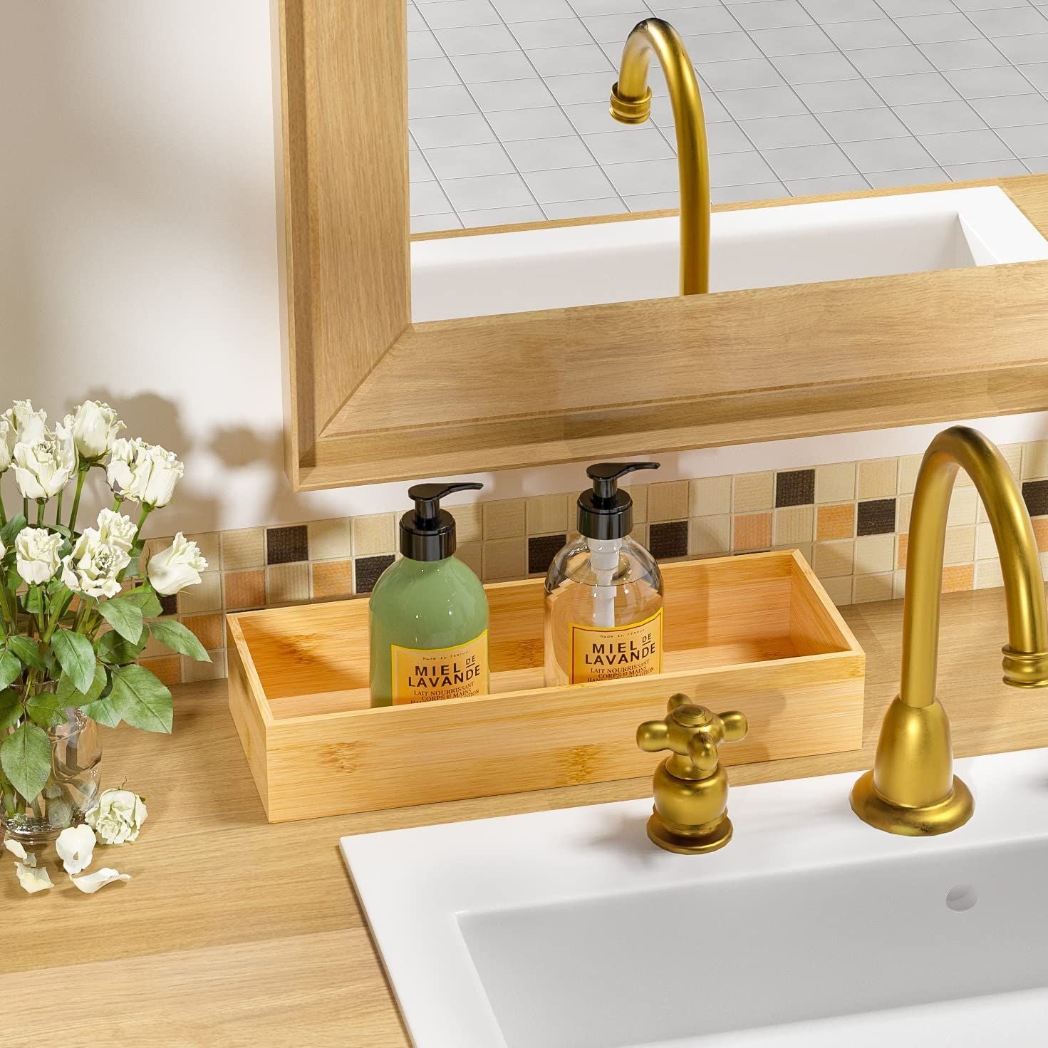 Scatola Portaoggetti In Bambù 322737 Bamboo