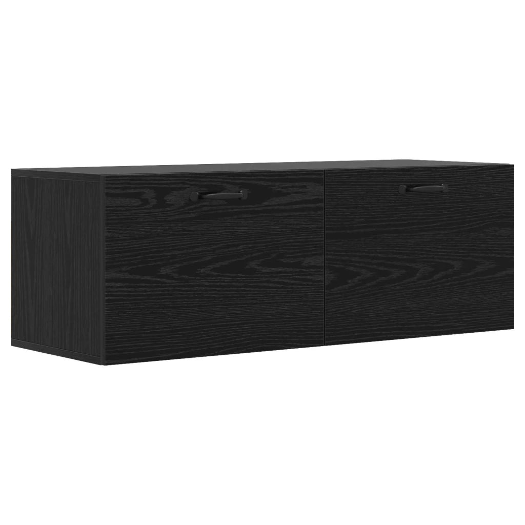 Armadietto a muro Rovere nero 100 x 36,5 x 35 cm 8009835