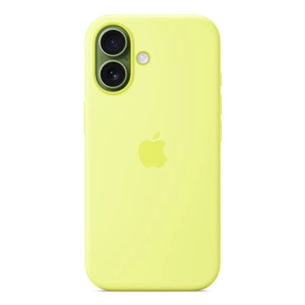 Iphone 17 silicone case with magsafe - neon yellow - MGEV4ZM/A