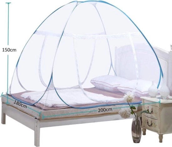 Anti-moscheo tenda da letto pieghevole - Adatta per 2 persone