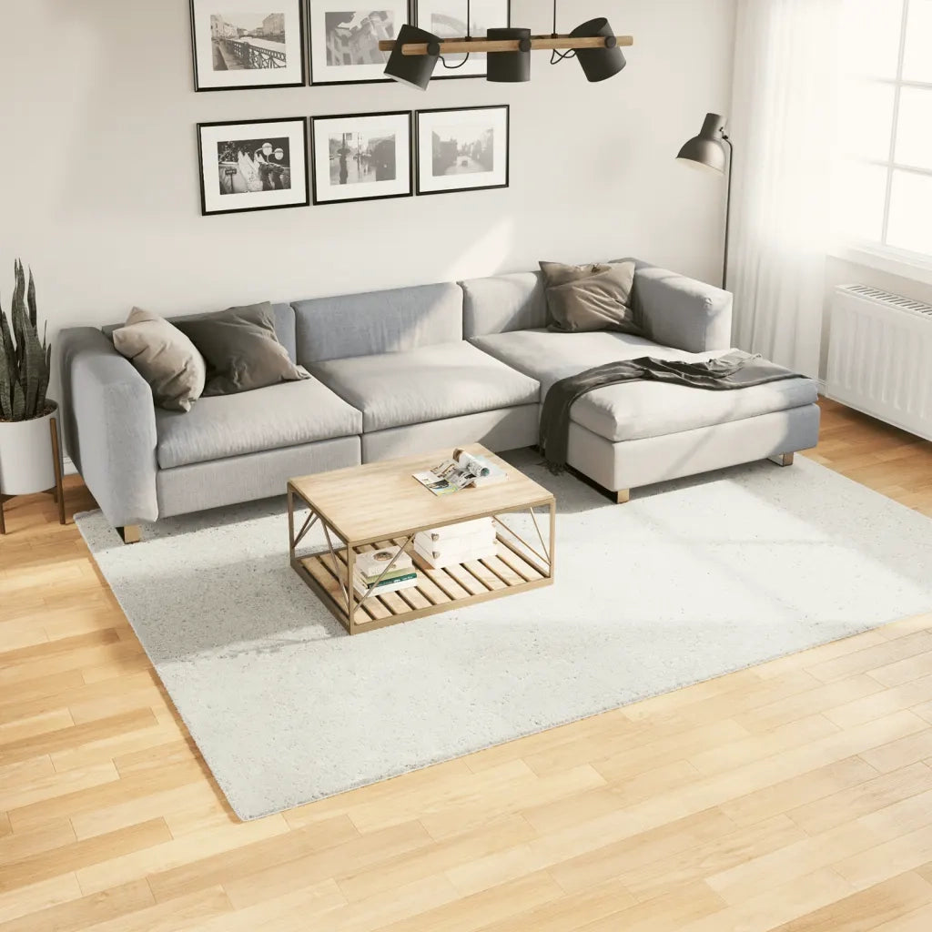 vidaXL Tappeto OVIEDO a Pelo Corto Crema 200x280 cm