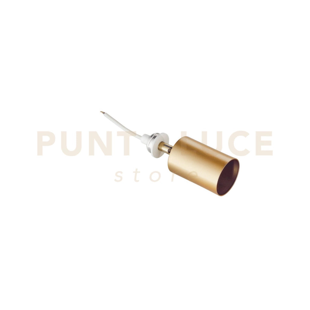 INCASSO VULKAN ORO 1 LUCE ATTACCO GU10 5,3X8X14,5CM IN GESSO VERNICIABILE
