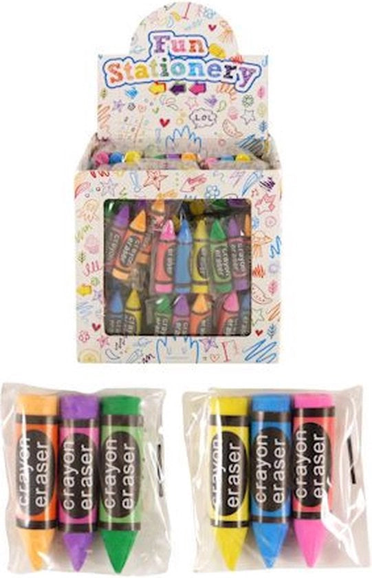 84 pezzi - Set di matite a gomma 3D - Modello: - In scatola di cartone - Regali per bambini - Cadeau per bambini
