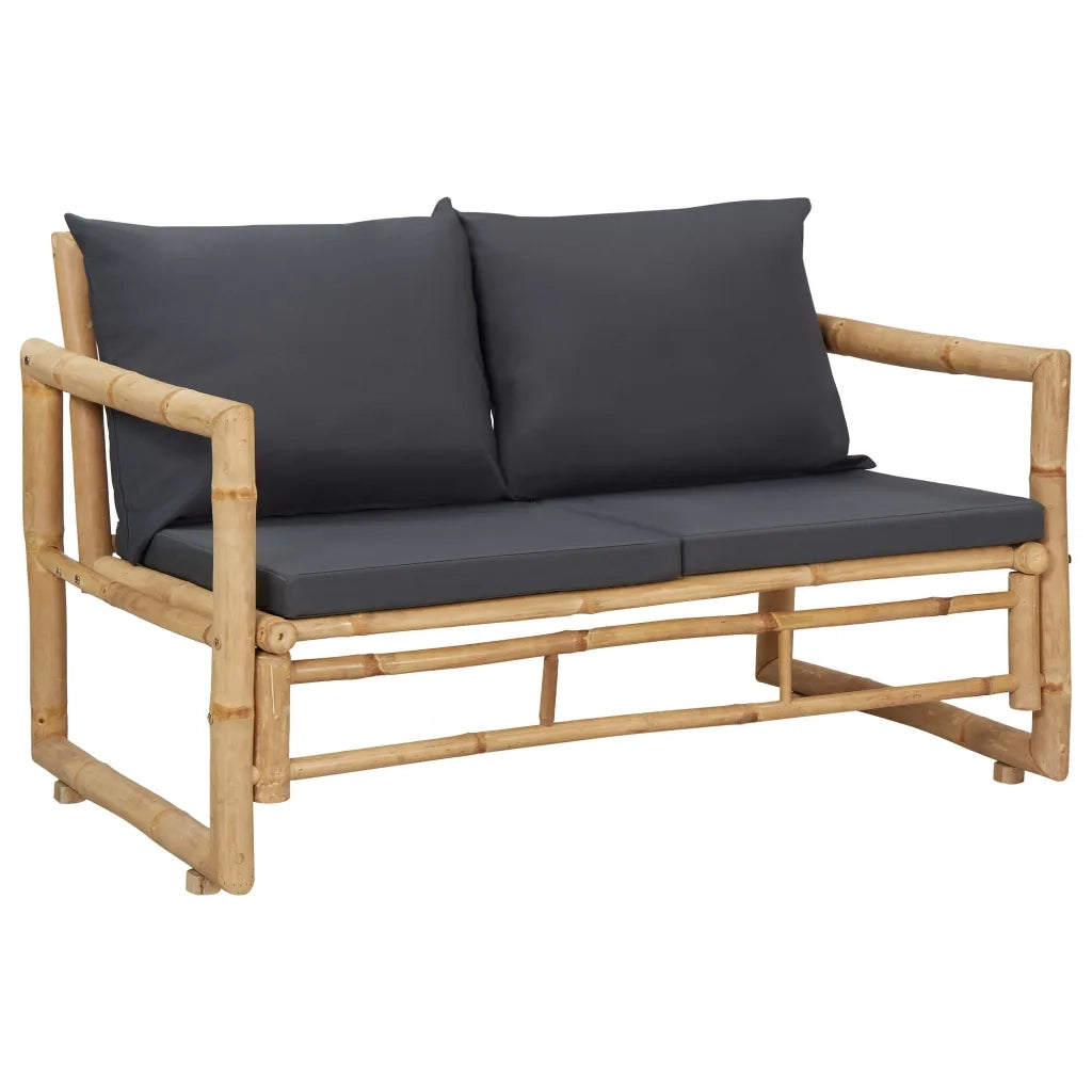 Set Divani da Giardino 4 pz con Cuscini in BambÃ¹ cod mxl 37779