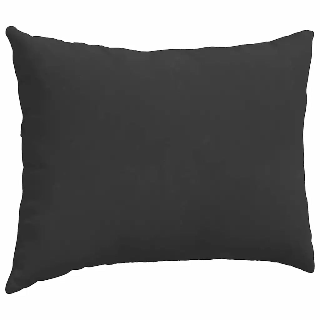 Cuscini da Divano 2 pz | Cuscini per sedie Nero 70 x 50 cm Tessuto