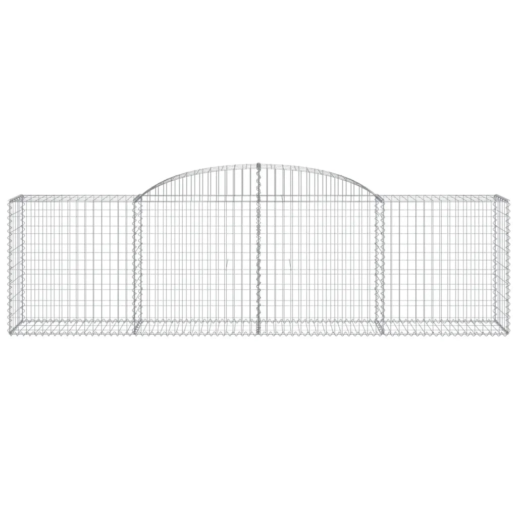 Cesti Gabbioni ad Arco 20 pz 300x50x80/100 cm Ferro Zincato 3146697