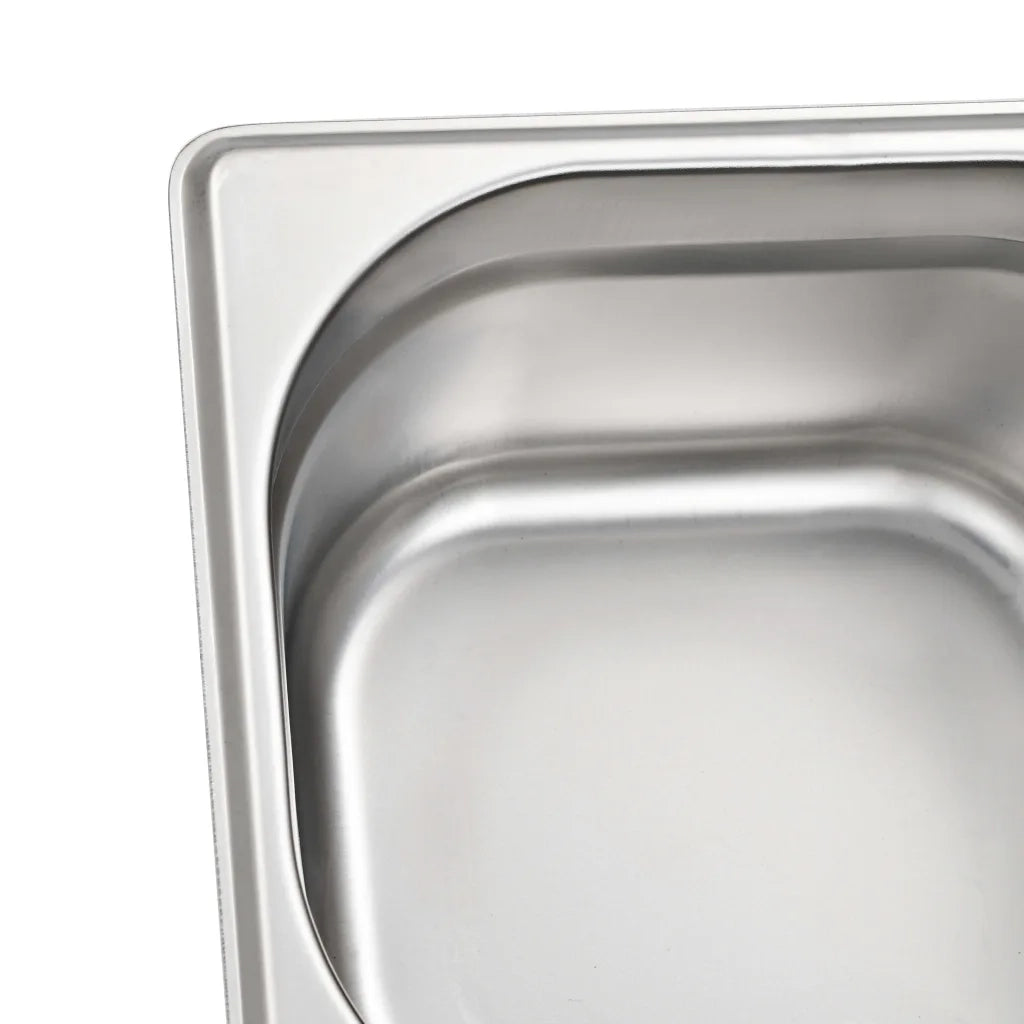 Contenitori Gastronorm 12 pz GN 1/6 100 mm in Acciaio Inox 50907