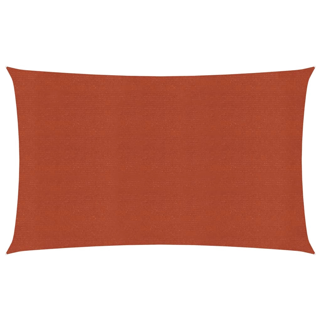 Vela ombreggiante 160 g/m² terracotta 4 x 7 m HDPE 02_0009355