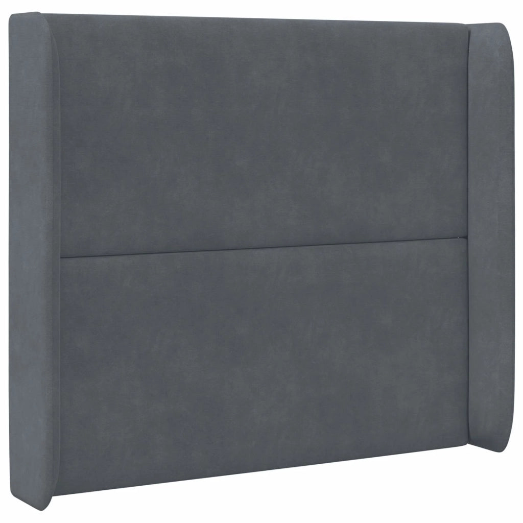 Orecchia della Testata Grigio 80 x 16 x 4 cm Velluto CFW8413410