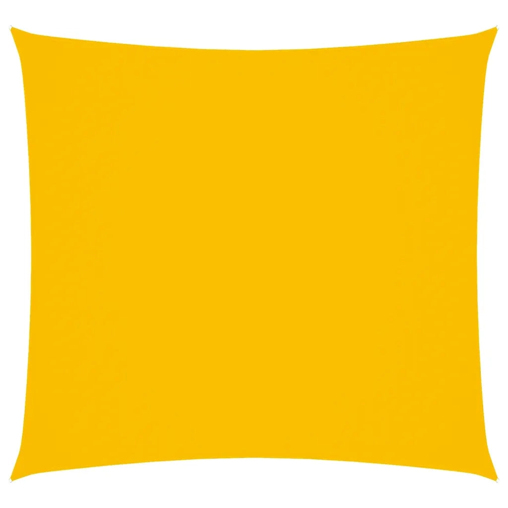 Vela Parasole in Tessuto Oxford Quadrata 3,6x3,6 m Giallo