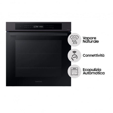 SAMSUNG NV7B4040VBB/U5 FORNO ELETTRICO DA INCASSO MULTIFUNZIONE 76 LT CON VAPORE WI-FI CLASSE A+ NERO