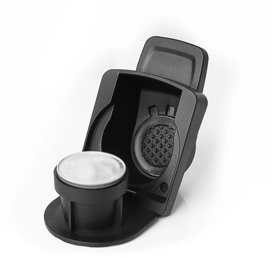 Adattatore per capsule di caffè, convertitore di capsule di caffè riciclabile con coperchio integrato, compatibile con Genio S/Mini Me/Genio 2 e accessori per macchina da caffè compatibili con Nespresso.