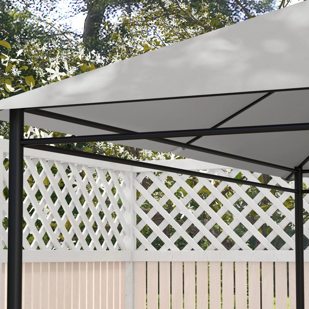 Tenda da giardino ¨C zephmum ¨C 3x4 m grigio chiaro