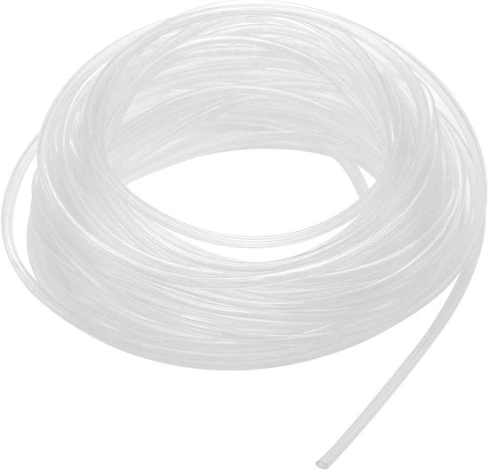 Slanga di gomma siliconica resistente al calore 10 metri - 1,5 mm x 3 mm - forma lattesca