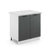 Vicco Mobile ad angolo cucina Calcestruzzo 75.6 cm , PL Rovere