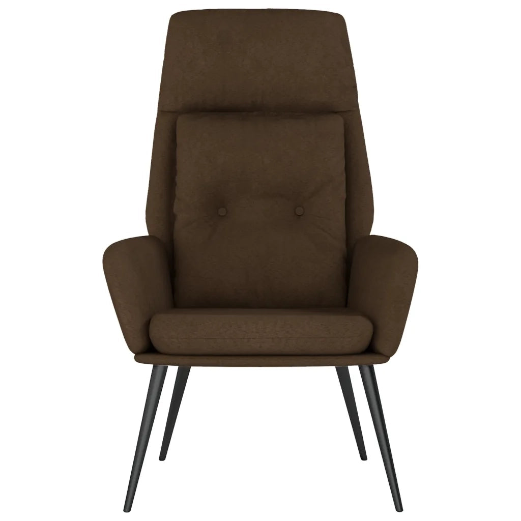Poltrona Relax Marrone in Similpelle Scamosciata cod mxl 14171