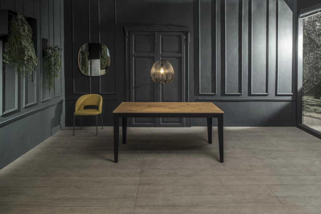 Tavolo Allungabile 130/290x80x76 cm in Melaminico Big Naturale