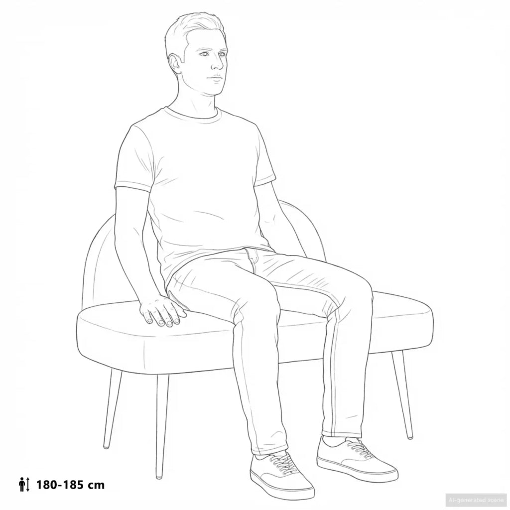 Panchina imbottita con schienale Blu 110 x 60 x 76 cm CFW1398837