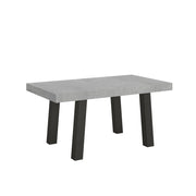 Tavolo Allungabile 160-420x90x77 cm Bridge Cemento