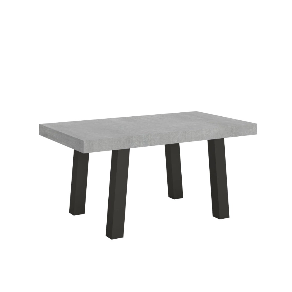 Tavolo Allungabile 160-420x90x77 cm Bridge Cemento