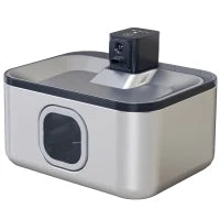 Fontana per Gatti in Acciaio Inossidabile 5L Bebedero Gatti Automatico Fontana d'Acqua per Più Animali con Luce LED Pompa Super Silenziosa Sensore di Movimento e Filtro a 3 Livelli