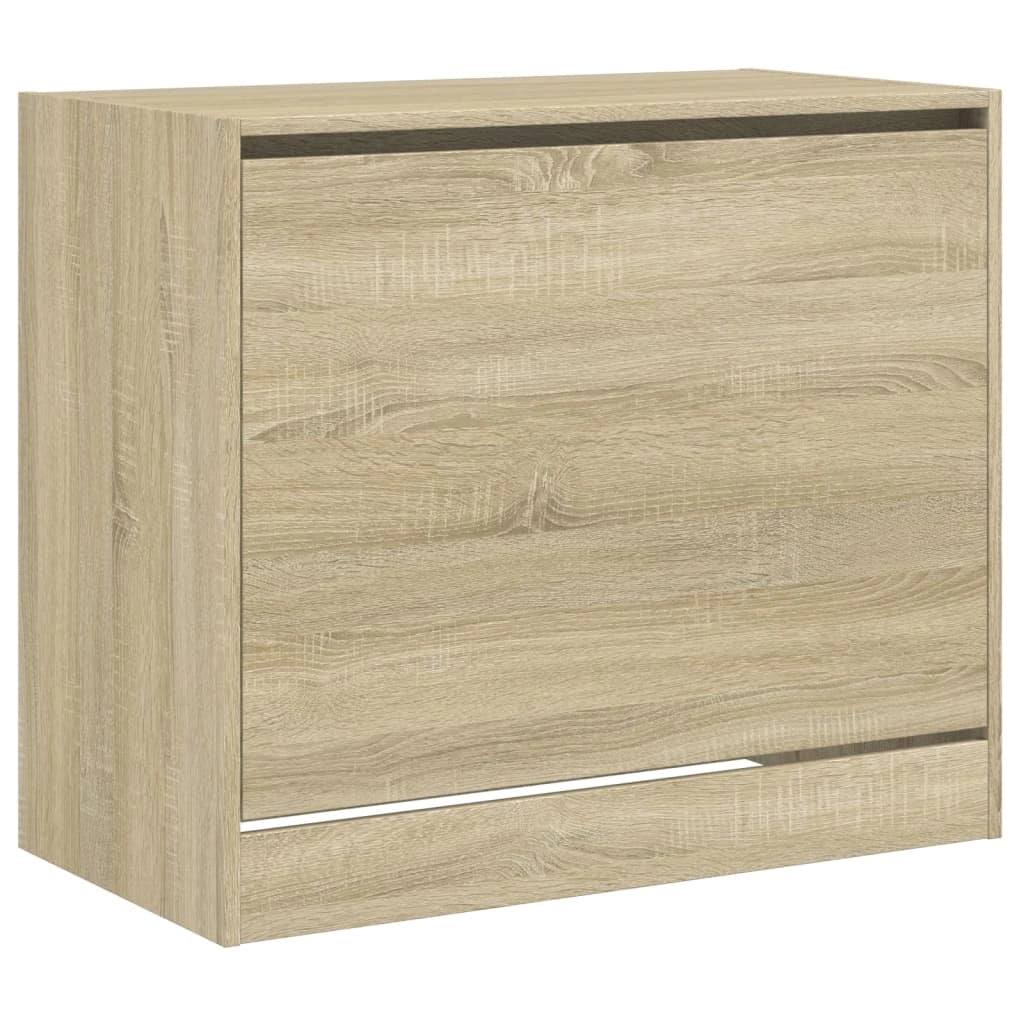 Scarpiera mobile contenitore per scarpe mobile per ingresso/corridoio/soggiorno design Sonoma 80 x 42 x 69 cm legno ingegnerizzato marrone 02_0021739