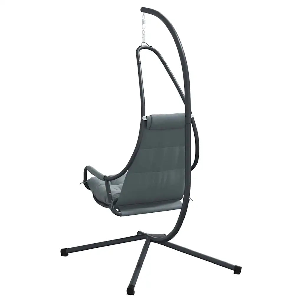 Sedia uovo sospesa Antracite 94 x 107 x 196,5 cm Acciaio 42003852