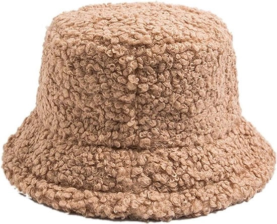 Casco a Cappuccio per Donna - Cappello di Lana per Pescatori - Cappello Opportuno e Caldo - Khaki - Esterno e Tempo Libero - Stile e Comodità.