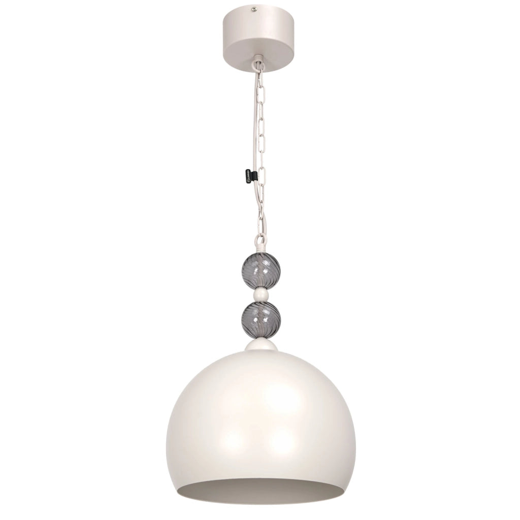 Lampada sospesa Tobago 1xE27 cashmere grafite Luminex