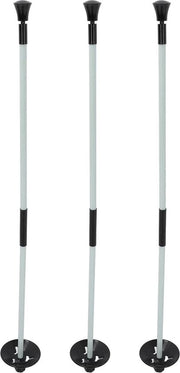 Stendardo da Golf con Strisce Base di Ala Portatile 2 in 1 Connettore in Fibra di Vetro e Alluminio per Esercizi su Campo da Golf.
