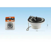 Trade Shop - Tappo Piletta Per Lavabo Bidet Lavandino Scarico Dt-d23 7 X 3.5 Cm 52552 -