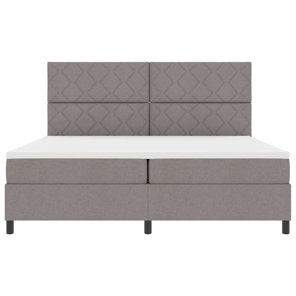 Letto a molle con materasso Talpa 200 x 200 cm Tessuto 3339494
