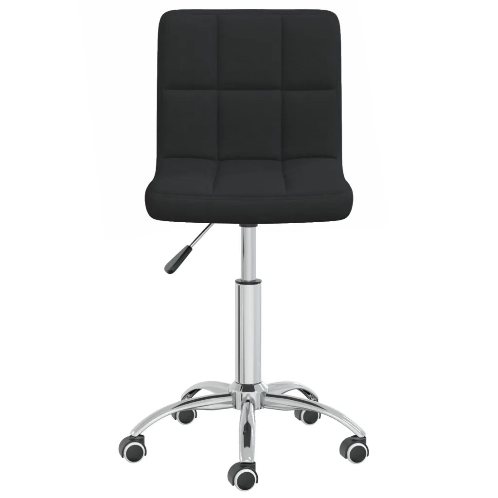 Sedia Girevole da Ufficio Nera in Tessuto cod mxl 11733