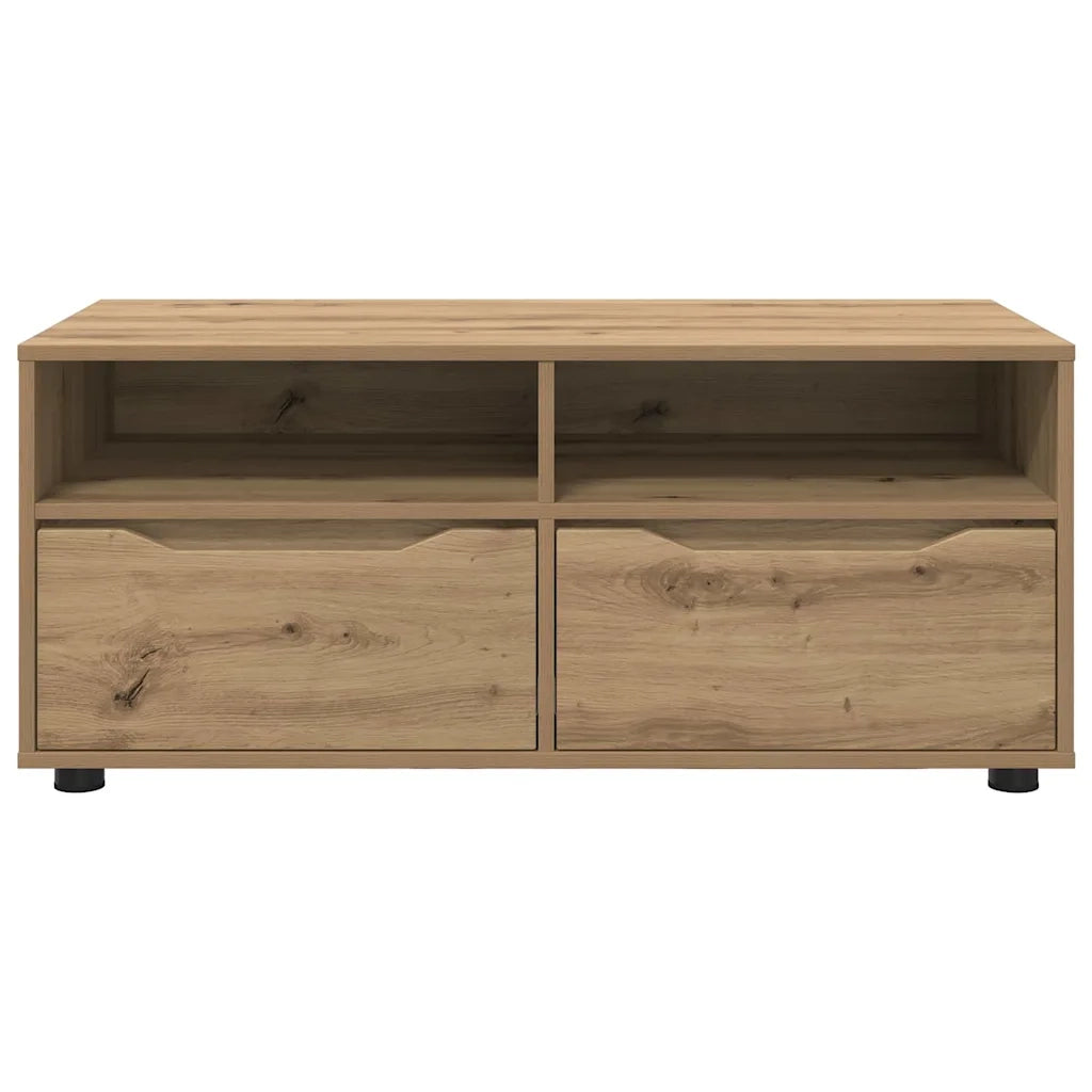 Mobile TV-Credenza per TV-Console TV Rovere artigianale 100 x 48 x 43 cm Legno multistrato