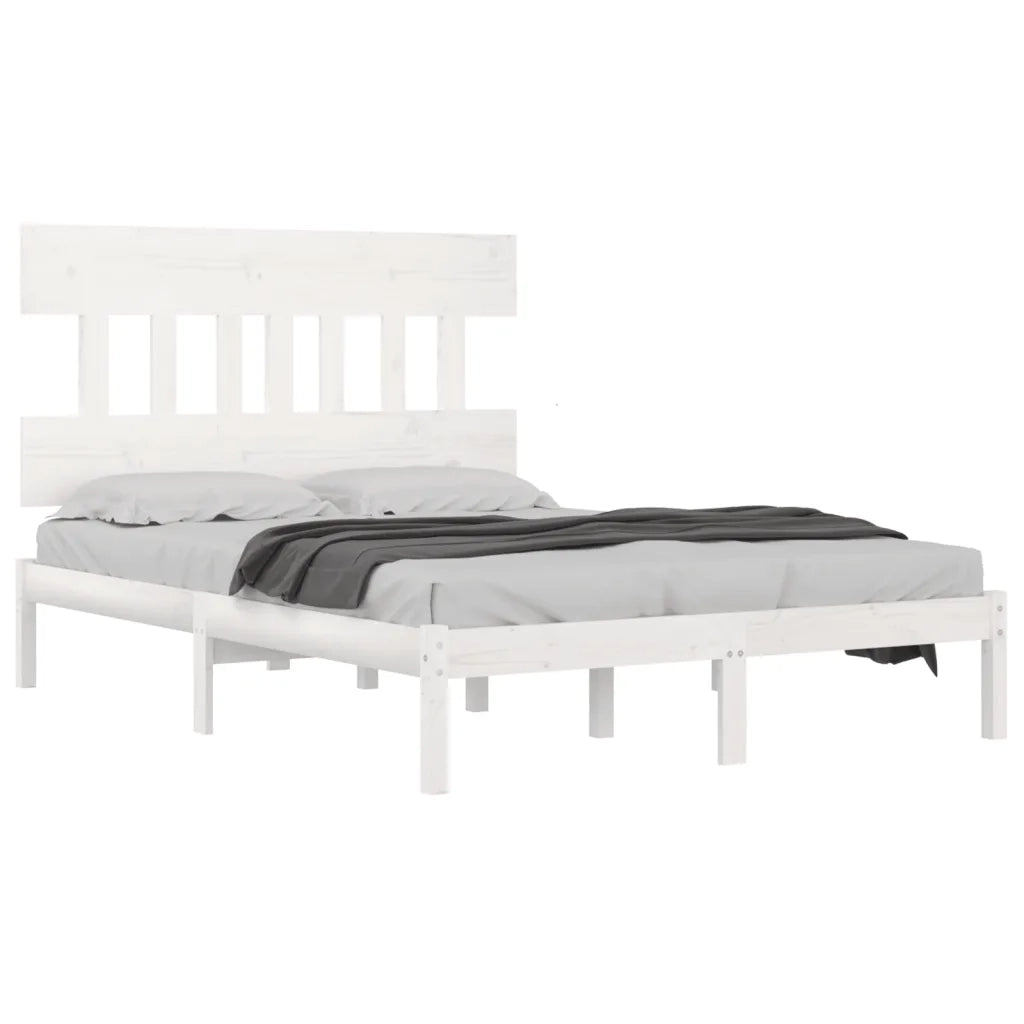 Giroletto Bianco in Legno Massello 140x200 cm 3104739