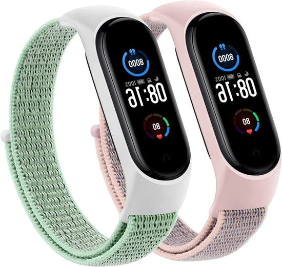 Armband in Nylon adesivo per attività con monitorizzazione del respiro, colore rosso e blu marino