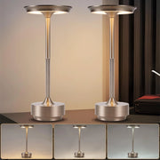 ZMH Lampada da tavolo wireless set 2 pezzi batteria touch dimmerabile USB ricaricabile per comodino camera letto