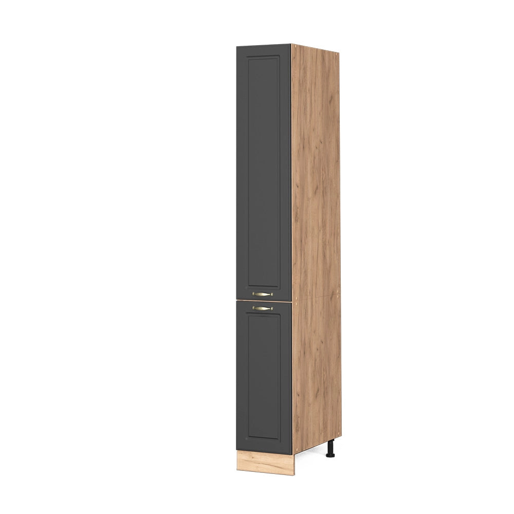 Vicco Armadio da farmacia Antracite-oro 30 cm
