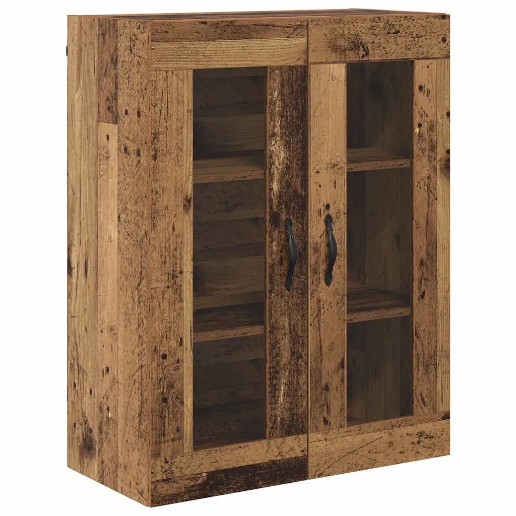 Credenza | Madia | Buffet da pranzo | Armadio da pranzo Legno vecchio 69,5 x 34 x 180 cm Legno multistrato
