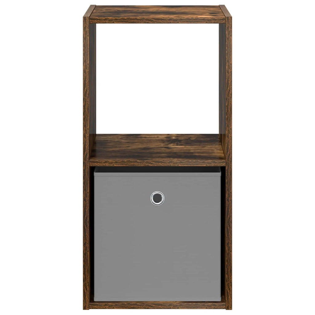 Comodino | Armadio da Notte | Mobiletto da notte Rovere fum¨¦ 35 x 32 x 68,5 cm Legno multistrato