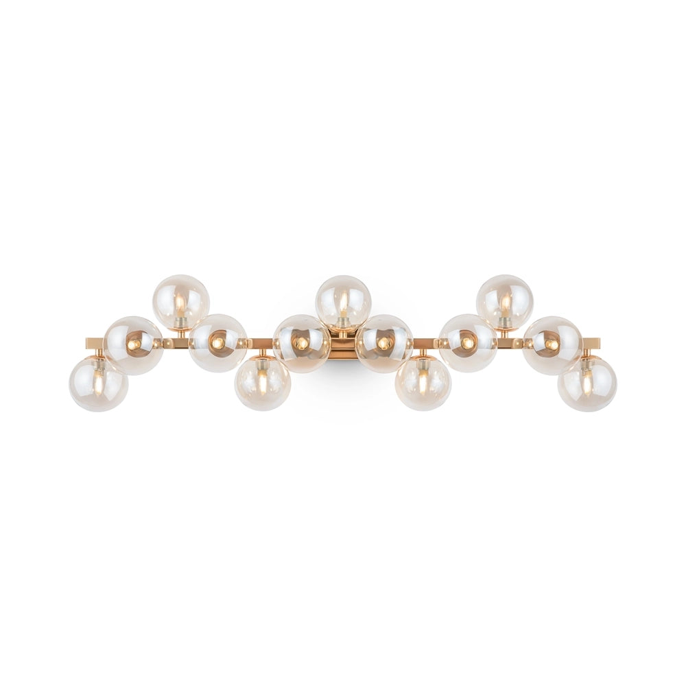 Applique oro ottone vetro Dallas 13 luci G9 Maytoni