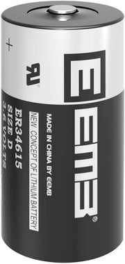 EEMB Batteria al litio ad alta capacità Li-SOCl2 torcia D ER34615 3,6V 19Ah