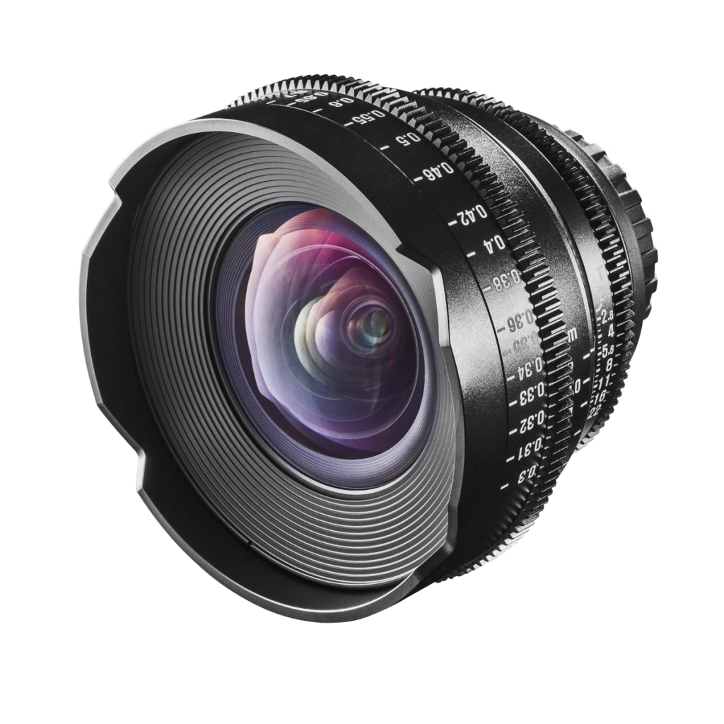 XEEN Cinema 16mm T2.6 PL obiettivo full frame MF Cine Video per alte risoluzioni con ruote dentate follow focus